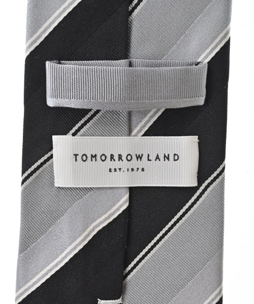 TOMORROWLAND（トゥモローランド）ネクタイ シルバー サイズ:- メンズ/2200680009289