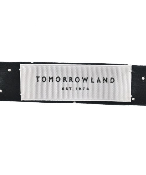 TOMORROWLAND（トゥモローランド）ネクタイ 黒 サイズ:- メンズ/2200689195105