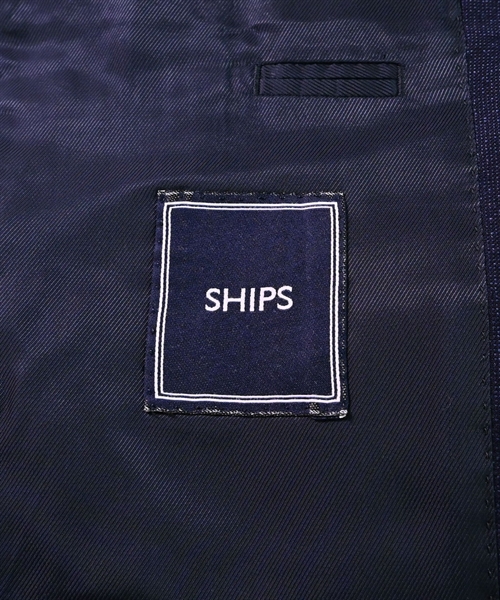 SHIPS（シップス）テーラードジャケット 紺 サイズ:46(M位) メンズ