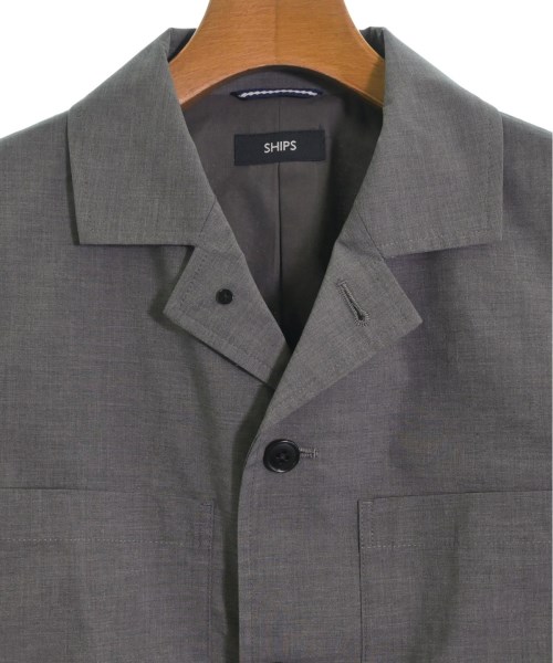 SHIPS（シップス）カジュアルシャツ グレー サイズ:M メンズ/2200515392012