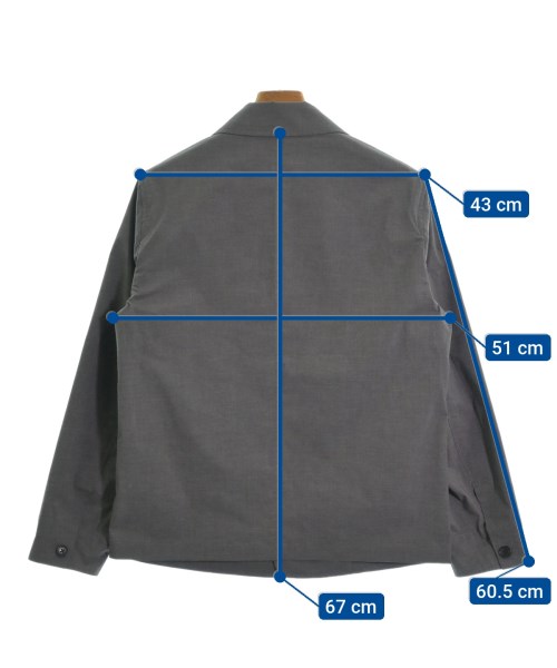 SHIPS（シップス）カジュアルシャツ グレー サイズ:M メンズ/2200515392012