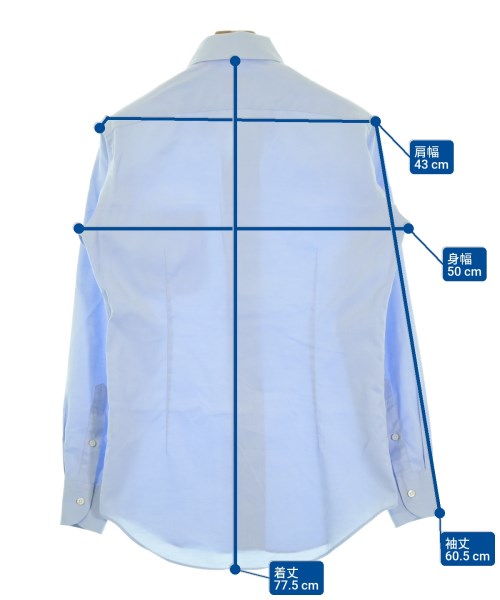 SHIPS（シップス）カジュアルシャツ 青 サイズ:38(S位) メンズ/2200621848052