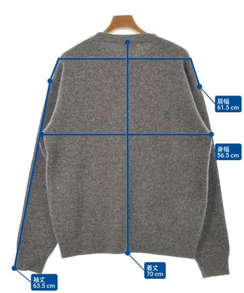 SHIPS（シップス）ニット・セーター グレー サイズ:XL メンズ/2200641037078