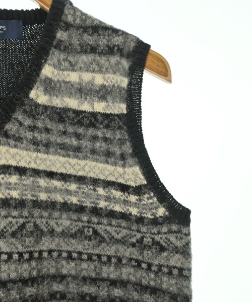 SHIPS（シップス）ベスト 黒 サイズ:M メンズ/2200643193062