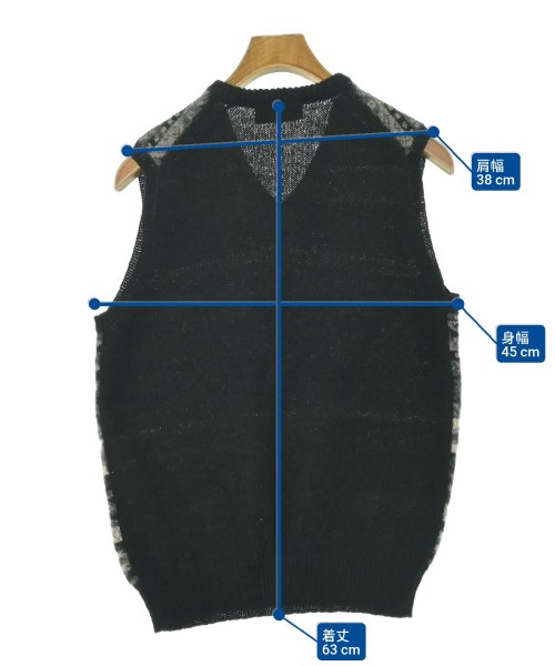 SHIPS（シップス）ベスト 黒 サイズ:M メンズ/2200643193062