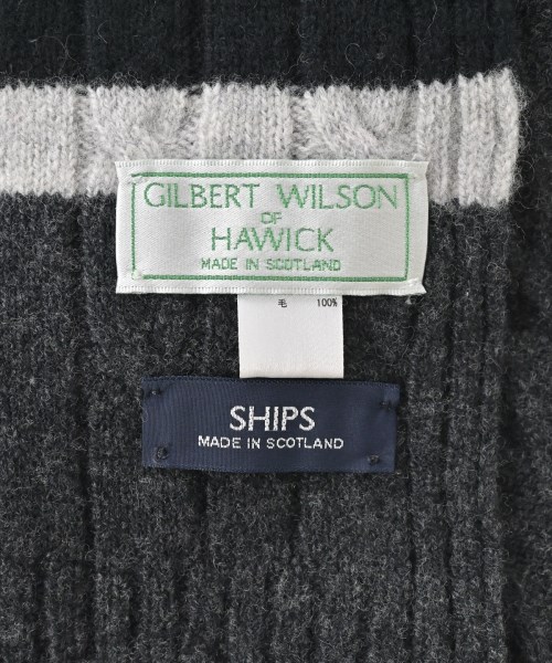 SHIPS（シップス）マフラー グレー サイズ:- メンズ/2200643450066