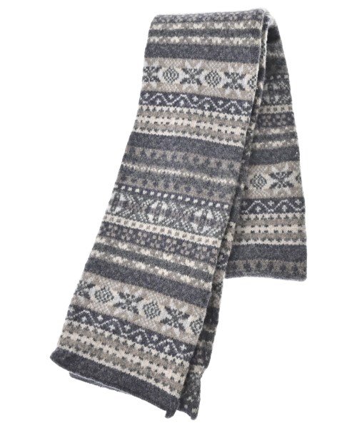 SHIPS(シップス)マフラー 茶 サイズ:-/2200643450073