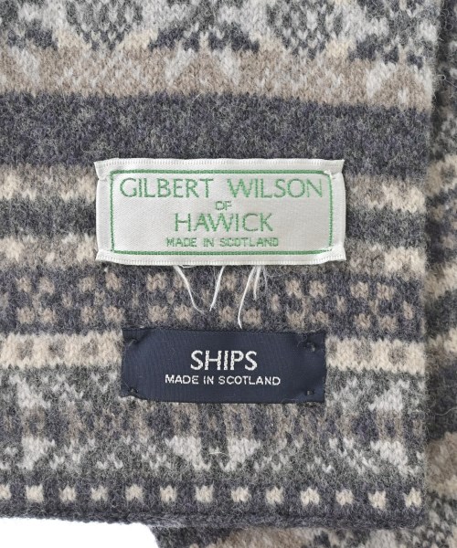 SHIPS（シップス）マフラー 茶 サイズ:- メンズ/2200643450073