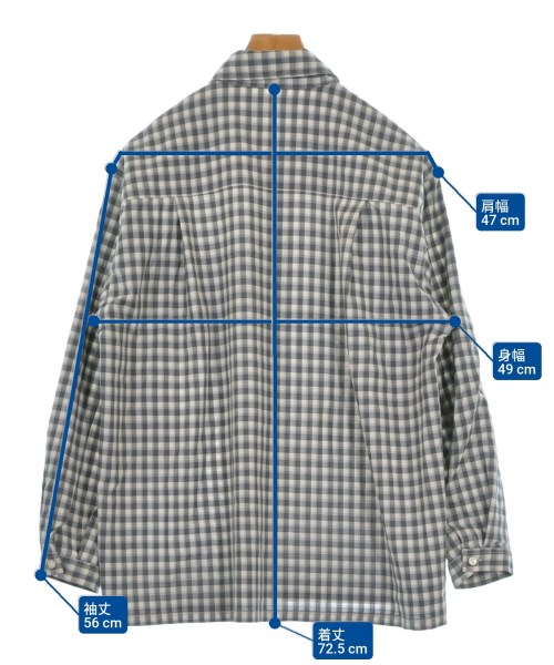 SHIPS（シップス）カジュアルシャツ グレー サイズ:M メンズ/2200644083034