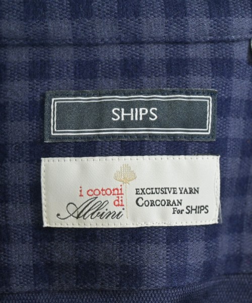 SHIPS（シップス）カジュアルシャツ 紺 サイズ:M メンズ/2200540901012