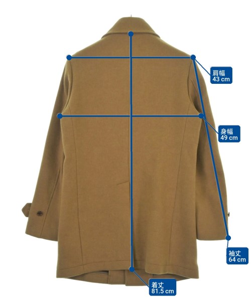 SHIPS（シップス）ステンカラーコート ベージュ サイズ:M メンズ/2200625184040