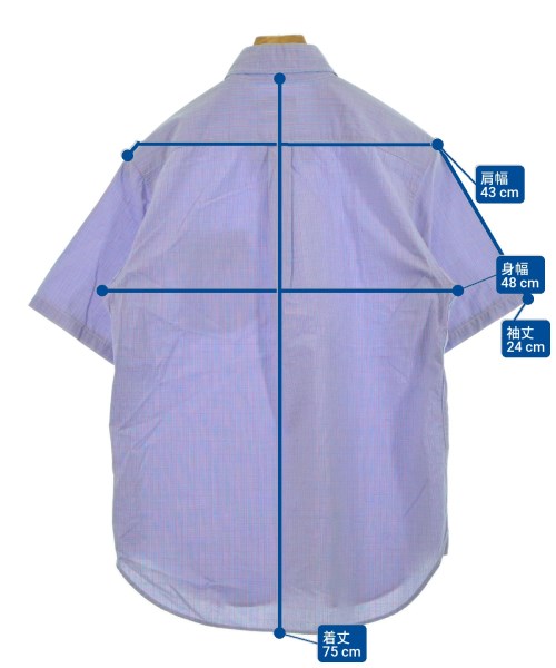 SHIPS（シップス）カジュアルシャツ 青 サイズ:M メンズ/2200616966020