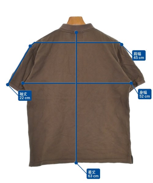 SHIPS（シップス）ポロシャツ 茶 サイズ:M メンズ/2200626235116