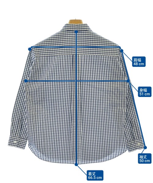 SHIPS（シップス）カジュアルシャツ 紺 サイズ:36(XS位) メンズ/2200629607200