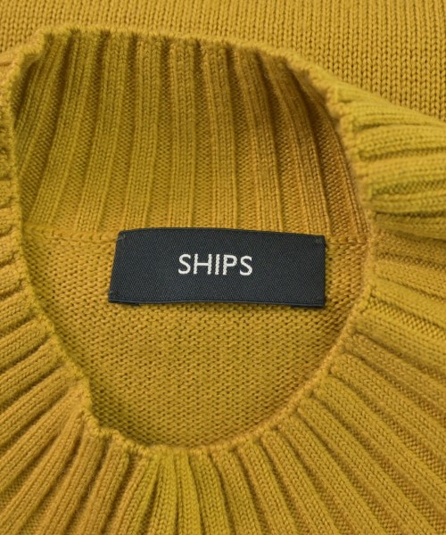 SHIPS（シップス）ニット・セーター 黄 サイズ:M メンズ/2200631133025