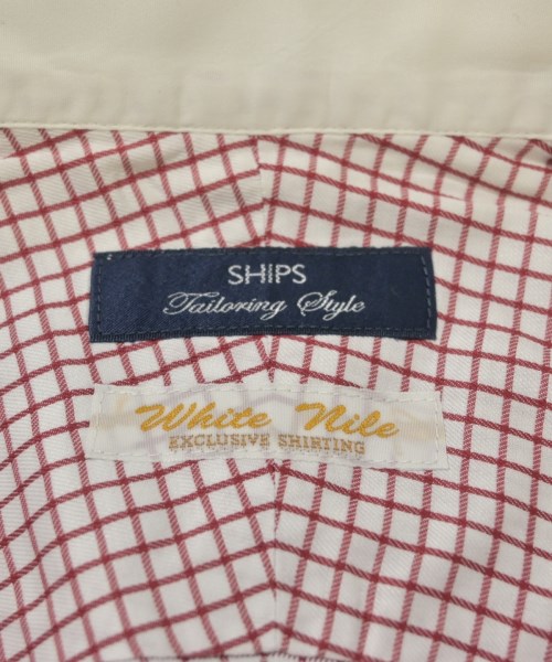 SHIPS（シップス）ドレスシャツ 赤 サイズ:39(M位) メンズ/2200610355660