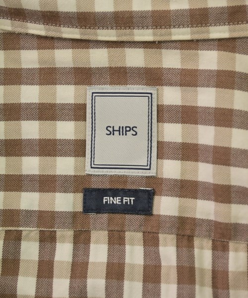 SHIPS（シップス）カジュアルシャツ 茶 サイズ:S メンズ/2200615860046