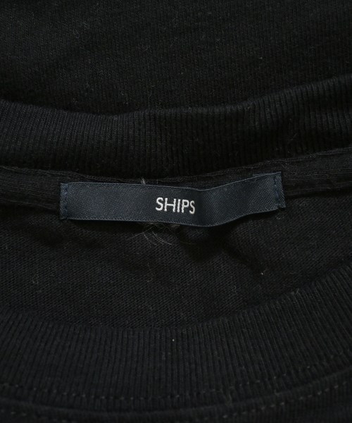 SHIPS（シップス）Tシャツ・カットソー 黒 サイズ:M メンズ/2200613340083