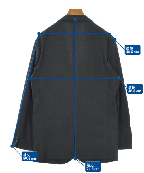 SHIPS（シップス）テーラードジャケット グレー サイズ:S メンズ/2200617598015