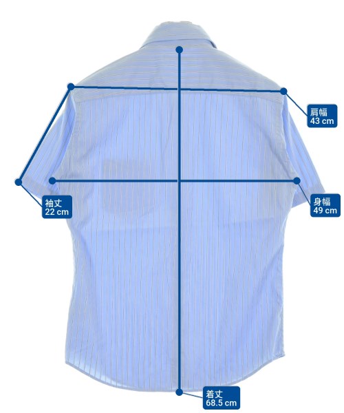 SHIPS（シップス）カジュアルシャツ 青 サイズ:S メンズ/2200613770026