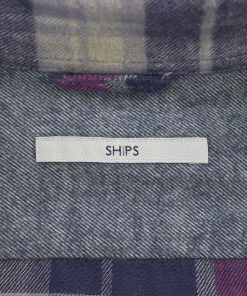 SHIPS（シップス）カジュアルシャツ 紺 サイズ:L メンズ/2200618041121