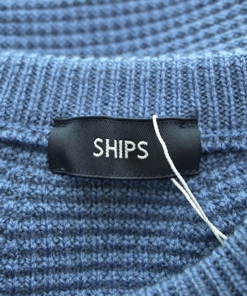 SHIPS（シップス）ニット・セーター 青 サイズ:S メンズ/2200618041169