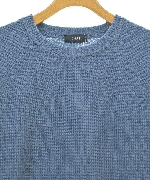 SHIPS（シップス）ニット・セーター 青 サイズ:S メンズ/2200618041169