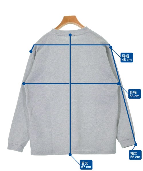 SHIPS（シップス）Tシャツ・カットソー グレー サイズ:M メンズ/2200611025074