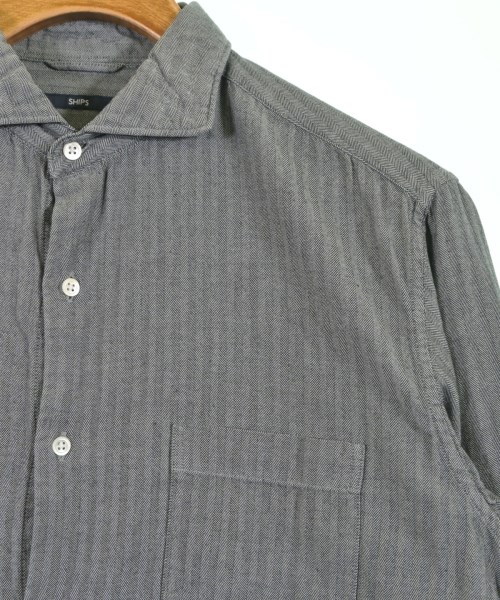 SHIPS（シップス）カジュアルシャツ グレー サイズ:L メンズ/2200619284046