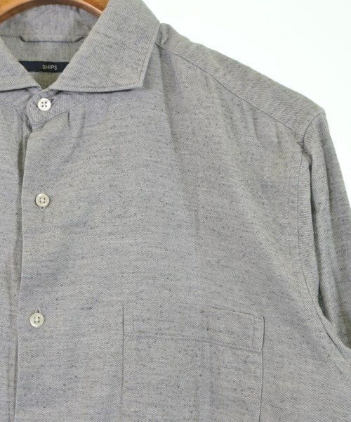 SHIPS（シップス）カジュアルシャツ グレー サイズ:L メンズ/2200619284053