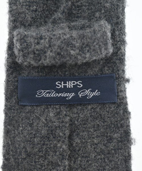 SHIPS（シップス）ネクタイ グレー サイズ:- メンズ/2200678417164