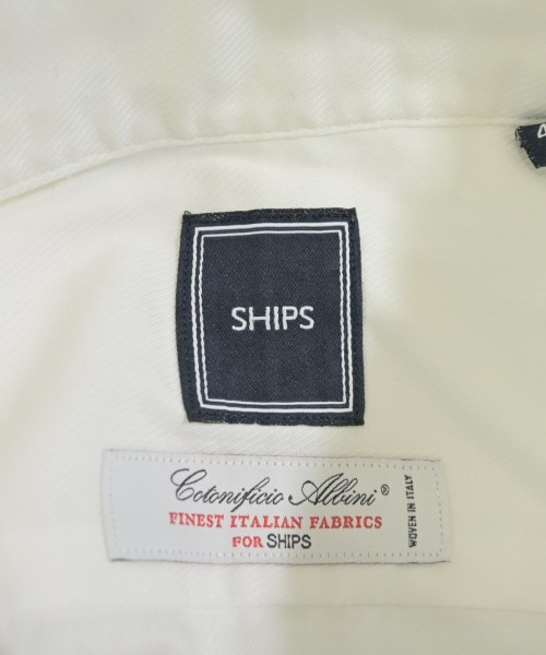 SHIPS（シップス）ドレスシャツ 白 サイズ:41(XL位) メンズ/2200678545065