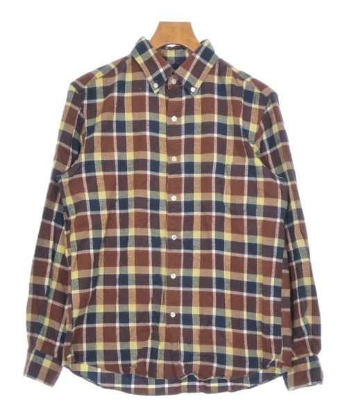 SHIPS(シップス)カジュアルシャツ 茶 サイズ:L/2200672691133