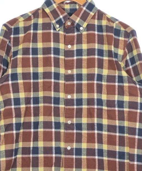 SHIPS（シップス）カジュアルシャツ 茶 サイズ:L メンズ/2200672691133