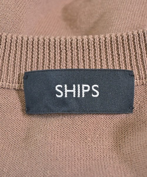 SHIPS（シップス）ニット・セーター 茶 サイズ:44(S位) メンズ/2200680211170