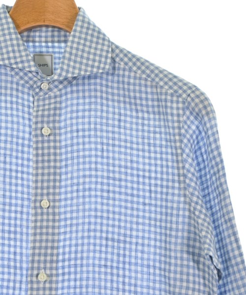 SHIPS（シップス）カジュアルシャツ 青 サイズ:S メンズ/2200680211200