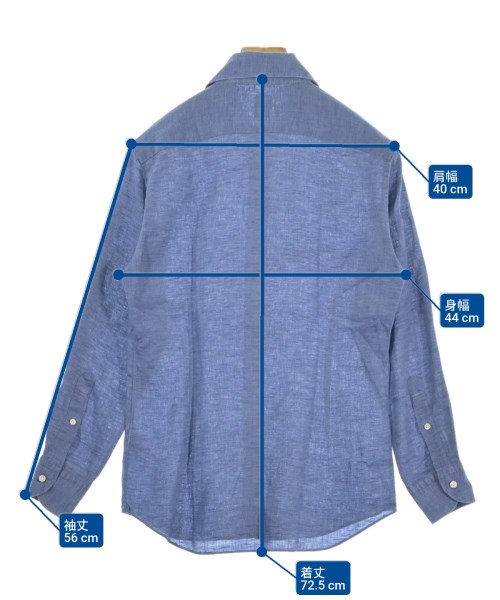 SHIPS（シップス）カジュアルシャツ 青 サイズ:S メンズ/2200680211224