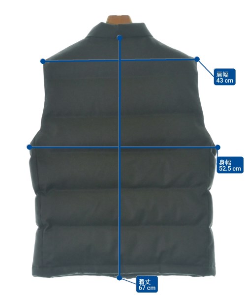 SHIPS（シップス）ダウンジャケット/ダウンベスト 茶 サイズ:S メンズ/2200680741028