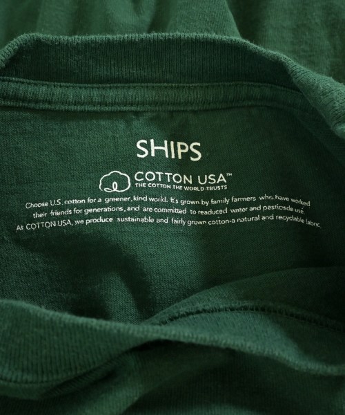 SHIPS（シップス）Tシャツ・カットソー 緑 サイズ:L メンズ/2200701330064