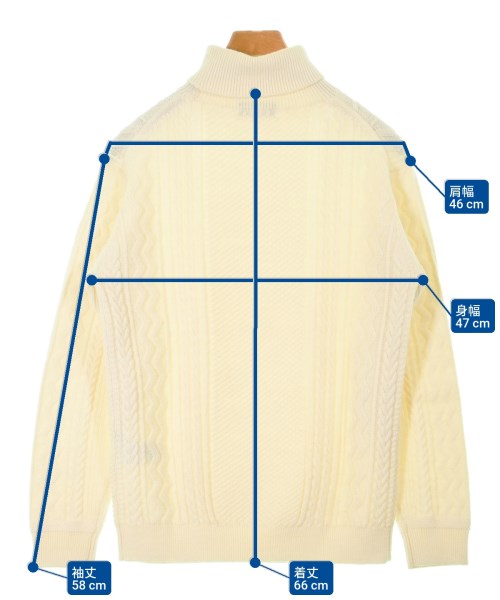 SHIPS（シップス）ニット・セーター 白 サイズ:S メンズ/2200648706168