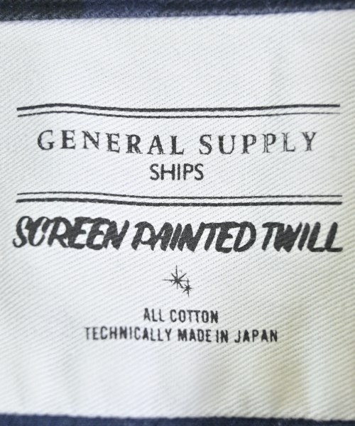 SHIPS（シップス）カジュアルシャツ 紺 サイズ:M メンズ/2200657381080