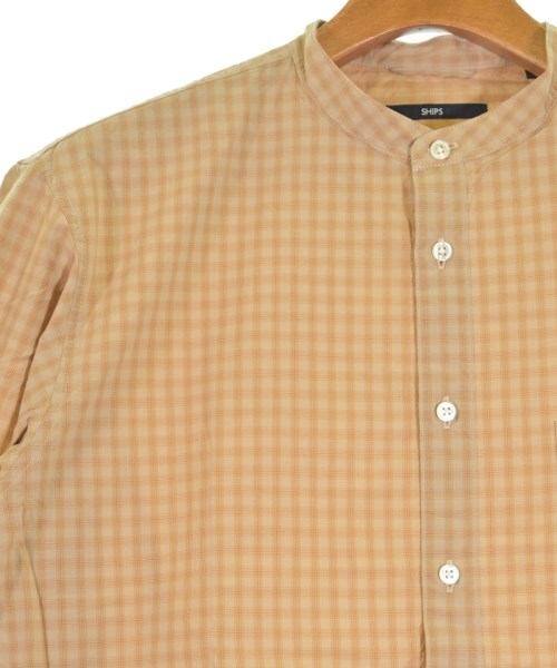 SHIPS（シップス）カジュアルシャツ ベージュ サイズ:M メンズ/2200658547096