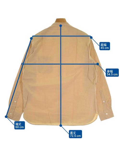 SHIPS（シップス）カジュアルシャツ ベージュ サイズ:M メンズ/2200658547096