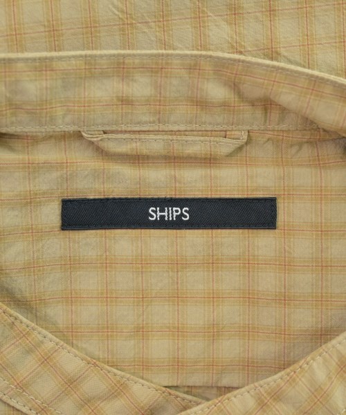 SHIPS（シップス）カジュアルシャツ ベージュ サイズ:M メンズ/2200658547102