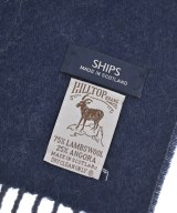 SHIPS（シップス）マフラー 紺 サイズ:- メンズ/2200658718113