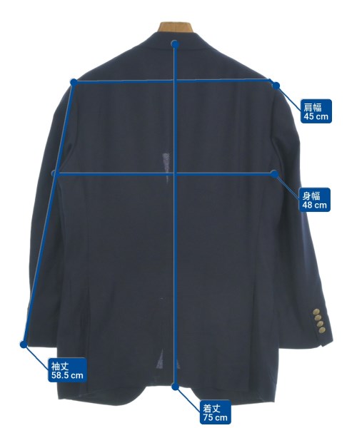 SHIPS（シップス）テーラードジャケット 紺 サイズ:50(XL位) メンズ/2200644678018