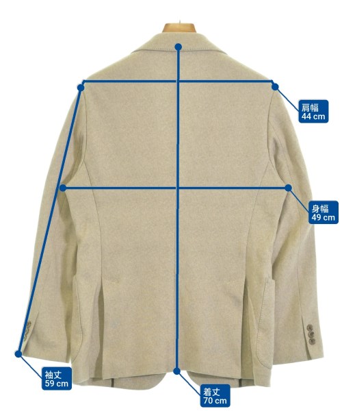 SHIPS（シップス）カジュアルジャケット ベージュ サイズ:L メンズ/2200647957028