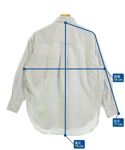 SHIPS（シップス）カジュアルシャツ 白 サイズ:36(XS位) メンズ/2200637834018