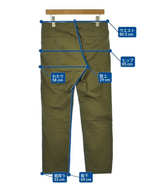 SHIPS（シップス）チノパン カーキ サイズ:31(M位) メンズ/2200641325052