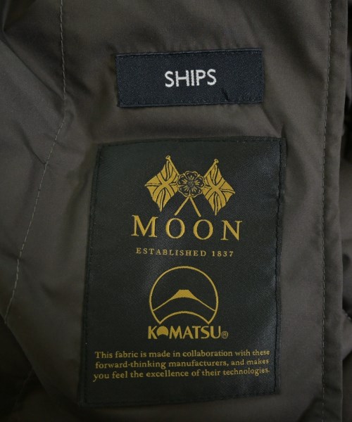 SHIPS（シップス）ダウンジャケット/ダウンベスト ベージュ サイズ:L メンズ/2200639760018